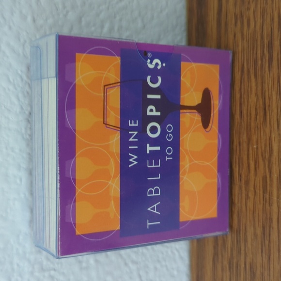 Wine Lover Bundle Bag Towel Pourer & TableTopics Cards - Picture 8 of 10